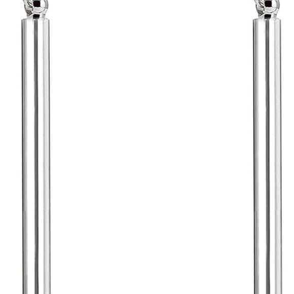 Minimal Long Vertical Bar Dangle Earrings for Women Gold Plated Simple Geometric - Picture 1 of 7